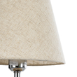GloboStar® HASUMI 01956 Boho Επιτραπέζιο Φωτιστικό Πορτατίφ Μονόφωτο 1 x E27 AC220-240V IP20 - Φ23 x Υ40cm - Μπεζ Ξύλινο Ρατάν Πλέγμα με Μπεζ Καπέλο
