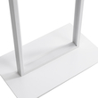 GloboStar® CORNELIE 60464 Επιδαπέδιο Φωτιστικό LED CCT 24W 2640lm 200° AC 220-240V - Εναλλαγή Φωτισμού μέσω Διακόπτη On/Off All In One Ψυχρό 6000k+Φυσικό 4500k+Θερμό 2700k Μ26 x Π16 x Υ153cm - Λευκό - 3 Χρόνια Εγγύηση