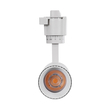 GloboStar® LUGANO 60802 Μονοφασικό Φωτιστικό Σποτ Ράγας LED 10W 1200lm 36° Acrylic HQ LENS AC 220-240V IP20 Φ4.5 x Υ19cm Θερμό Λευκό 2700K - EUROTRACK® System 1L+1N - Λευκό - Bridgelux Chip - TÜV Certified Driver - 5 Χρόνια Εγγύηση