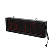 GloboStar® DISPLAY 90266 LED Scrolling Display 64x16cm - Κυλιόμενη Ψηφιακή Πινακίδα / Επιγραφή Μονής Όψης P10 LED SMD AC 220-240V - Λειτουργία μέσω Wi-Fi με Εφαρμογή APP - Αισθήτηρας Θερμοκρασίας και Υγρασίας - Αδιάβροχο IP65 - Μ72 x Π9 x Υ24cm - Κόκκινο - 1 Χρόνο Εγγύηση