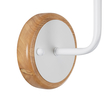 GloboStar® MANU 02044 Μοντέρνο Επιτοίχιο Φωτιστικό Απλίκα Μονόφωτο 1 x E27 IP20 Λευκό Μέταλλο, Μπεζ Ξύλο με Μπεζ Ύφασμα - Μ18 x Π20 x Υ37cm GloboStar® MANU 02044 Μοντέρνο Επιτοίχιο Φωτιστικό Απλίκα Μονόφωτο 1 x E27 IP20 Λευκό Μέταλλο, Μπεζ Ξύλο με Μπεζ Ύφασμα - Μ18 x Π20 x Υ37cm