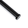 GloboStar® SURFACEPENDANT-PROFILE 70854-1M Προφίλ Αλουμινίου - Βάση & Ψύκτρα Ταινίας LED με Λευκό Γαλακτερό Κάλυμμα - Επιφανειακή & Κρεμαστή Χρήση - Πατητό Κάλυμμα - Μαύρο - 1 Μέτρο - Μ100 x Φ3cm