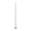 GloboStar® SURFACEPENDANT-PROFILE 70864-1M Προφίλ Αλουμινίου - Βάση & Ψύκτρα Ταινίας LED με Λευκό Γαλακτερό Κάλυμμα - Επιφανειακή & Κρεμαστή Χρήση - Πατητό Κάλυμμα - Ασημί - 1 Μέτρο - Μ100 x Π4.5 x Υ4.2cm