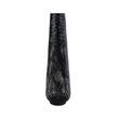 GloboStar® MAMIZU 02110 Boho Επιδαπέδιο Φωτιστικό Μονόφωτο 1 x E27 IP20 Μαύρο Ξύλο - Μ28 x Π28 x Υ93cm