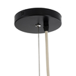 GloboStar® KAIA 02347 Boho Κρεμαστό Φωτιστικό Καμπάνα Μονόφωτο 1 x E27 IP20 Μπεζ Ξύλο - Μ80 x Π80 x Υ26cm