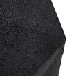 GloboStar® Artificial Garden CAMDEN 20789 Επιδαπέδιο Πολυεστερικό Τσιμεντένιο Κασπώ Γλάστρα - Flower Pot Μαύρο Μ49 x Π49 x Υ44cm