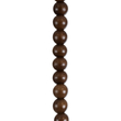GloboStar® BEADS 00694 Vintage Κρεμαστό Φωτιστικό Ανάρτηση Μονόφωτο 1 x E27 IP20 Καφέ Ξύλο - Μ4 x Π4 x Υ47cm