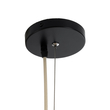 GloboStar® OREGON 02207 Boho Κρεμαστό Φωτιστικό Πλέγμα Μονόφωτο 1 x E27 IP20 Μπεζ Ξύλο - Μ80 x Π80 x Υ65cm