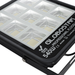 GloboStar® TITAN 61436 Επαγγελματικός Προβολέας για Γήπεδα Tennis & Ποδοσφαίρου 5x5 LED 540W 67500lm 60°x90° FishEye AC 220-240V - Αδιάβροχος IP67 - Μ38 x Π8 x Υ42cm - Μαύρο - Φυσικό Λευκό 5000K - LUMILEDS Chips - TÜV Rheinland Certified - 5 Χρόνια Εγγύηση