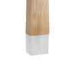 GloboStar® CALISTA 01252 Μοντέρνο Κρεμαστό Φωτιστικό Ανάρτηση Μονόφωτο 1 x G4 IP20 Μπεζ Ξύλο - Μ4 x Π3 x Υ33cm