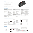 GloboStar® 73116 V1-B SKYDANCE DC RF 2.4Ghz Dimmer Constant Voltage Controller 1 Κανάλι DC 12-24V 1 x 20.5A 480W - Max 20.5A 480W - IP20 Μ9 x Π4 x Υ2.8cm - 5 Χρόνια Εγγύηση