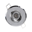 GloboStar® DELTA 77803 Χωνευτό Κινούμενο Στρόγγυλο Σποτ Οροφής για Λάμπα MR11 με Βάση GU5.3 ή GU10 - IP20 - Μεταλλικό - Φ70 x Υ21mm - Χρώμιο Νίκελ - 5 Χρόνια Εγγύηση