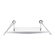 GloboStar® DELTA 77814 Χωνευτό Κινούμενο Στρόγγυλο Σποτ Οροφής για Λάμπα MR16 με Βάση GU5.3 ή GU10 - IP20 - Μεταλλικό - Φ92 x Υ28mm - Λευκό - 5 Χρόνια Εγγύηση