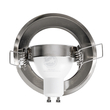 GloboStar® DELTA 77816 Χωνευτό Κινούμενο Στρόγγυλο Σποτ Οροφής για Λάμπα MR16 με Βάση GU5.3 ή GU10 - IP20 - Μεταλλικό - Φ92 x Υ28mm - Νίκελ Ματ - 5 Χρόνια Εγγύηση