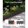 VEVOR Steel Landscape Edging 4 Packs 40 x 12 in Resistant στη σκουριά Pathway Divider