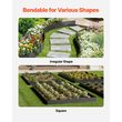 VEVOR Steel Landscape Edging 4 Packs 40 x 12 in Resistant στη σκουριά Pathway Divider