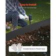 VEVOR Steel Landscape Edging 4 Packs 40 x 12 in Resistant στη σκουριά Pathway Divider