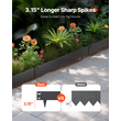 VEVOR Steel Landscape Edging 5 Packs 39 x 4in Ανθεκτικό στη σκουριά για Yard Black