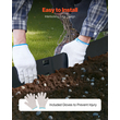 VEVOR Steel Landscape Edging 5 Packs 39 x 4in Ανθεκτικό στη σκουριά για Yard Black