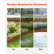 VEVOR Steel Landscape Edge 10 Packs 40 x 4,5in Ανθεκτικό στις καιρικές συνθήκες για γκαζόν αυλής