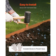 VEVOR Steel Landscape Edge 10 Packs 40 x 4,5in Ανθεκτικό στις καιρικές συνθήκες για γκαζόν αυλής