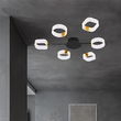 ΦΩΤΙΣΤΙΚΟ ΚΡΕΜΑΣΤΟ 6ΦΩΤΟ LED 60W 82X8 ΜΑΥΡΟ-ΧΡΥΣΟ ARTE ILLUMINA