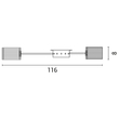 ΦΩΤΙΣΤΙΚΟ ΚΡΕΜΑΣΤΟ 10ΦΩΤΟ LED 100W 116X8 ΜΑΥΡΟ-ΧΡΥΣΟ ARTE ILLUMINA