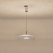 ΦΩΤΙΣΤΙΚΟ ΚΡΕΜΑΣΤΟ ΜΕΤΑΛΛΟ ΜΟΝΟΦΩΤΟ LED 10W 3000K 1080Lm Φ350x1390mm ΑΣΗΜΙ ARTE ILLUMINA PERFORATO