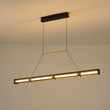 ΦΩΤΙΣΤΙΚΟ ΚΡΕΜΑΣΤΟ ΑΛΟΥΜΙΝΙΟ LED 21W 3000K 2100Lm 1200X1200mm ΜΑΥΡΟ-ΧΡΥΣΟ ARTE ILLUMINA LUIS