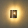 ΑΠΛΙΚΑ ΤΟΙΧΟΥ ΜΕΤΑΛΛΟ-ΓΥΑΛΙ 1XE14 ΜΑΧ 15W 75X170X180mm ΜΑΥΡΟ ARTE ILLUMINA FOLIA