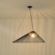 ΦΩΤΙΣΤΙΚΟ ΚΡΕΜΑΣΤΟ ΜΕΤΑΛΛΟ 1XE27  MAX 40W 800x520x1360mm ΜΑΥΡΟ ARTE ILLUMINA OGGI