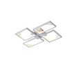 ΦΩΤΙΣΤΙΚΟ ΟΡΟΦΗΣ ΑΛΟΥΜΙΝΙΟ LED 36W 3000K 900Lm 450X580X55mm ΜΑΥΡΟ ARTE ILLUMINA SQUARE