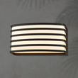 ΑΠΛΙΚΑ ΤΟΙΧΟΥ ΟΒΑΛ Ε27 MAX 20W 200X100X90mm ΜΑΥΡΟ ARTE ILLUMINA