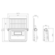 ΑΠΛΙΚΑ ΜΕ ΗΛΙΑΚΟ PANEL & ΑΝΙΧΝΕΥΤΗ ΚΙΝΗΣΗΣ 13W 1600LM 168X40X191mm 3CCT ΜΑΥΡΗ ARTE ILLUMINA