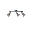 ΣΠΟΤ ΜΑΥΡΟ ΜΕ ΞΥΛΟ ΚΑΙ ΔΙΧΤΥ 3XE14 390X80X145mm ARTE ILLUMINA MESHY