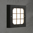 ΦΩΤΙΣΤΙΚΟ ΤΟΙΧΟΥ LED 6W 135X135X32 3CCT IP65 ΜΑΥΡΟ ARTE ILLUMINA SENARIO
