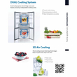 ELMARK NO FROST Ψυγείο Ντουλάπα EL-670R MULTI-DOOR REFRIGERATOR 516L 1898mm