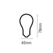 InLight E27 LED Filament G45 5watt Φυσικό Λευκό  (7.27.05.13.2)