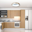 InLight Πλαφονιέρα οροφής LED 2400W 3CCT (by tuya) από λευκό ακρυλικό D:40cm (42020-B-White)