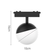 InLight Φωτιστικό LED 6W 3000K-6000K για Ultra-Thin μαγνητική ράγα σε μαύρη απόχρωση (by tuya and zigbee) D:10cmX10cm (T05305-Black)