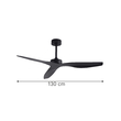 it-Lighting Alamo 15W 3CCT LED Fan Light in White with Wooden Color (102000510)