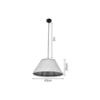 Inlight Acoustic Light 1xE27 Pendant Light D:43x25cm (4060)