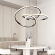 Inlight Κρεμαστό φωτιστικό LED 40W 3CCT (by switch on base) σε χρώμιο D:45cm (6092-B-Chrome)