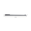 Inlight Γραμμικό φωτιστικό LED 20W  3000Κ-6000Κ για ultra thin ράγα σε μαύρη απόχρωση D:61,5cmX2.4cm (TUS06205-Black)
