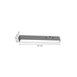 Inlight Γραμμικό φωτιστικό LED 7W 3CCT για Ultra Thin ράγα σε λευκή απόχρωση D:23X2,6X2,4cm (TMU0040-White)