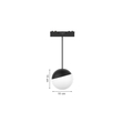 Inlight Κρεμαστό Φωτιστικό LED 6W 3CCT για Ultra-Thin μαγνητική ράγα σε μαύρη απόχρωση D:10X10cm (TMU0200-Black)