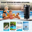 VEVOR Pool Cartridge Filter In/Above Ground Swimming Pool Filtration 49 τ.μ