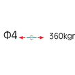 921 | ATΣΑΛΙΝΑ SELINA™ NYLON Φ4mm-10mt-AKΡΕΣ ΑΝΤΙΚ/ΝΤΑΙ