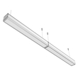 EL188661 | LED ΓΡΑΜΜΙΚΑ ΑΛ/ΝΙΟΥ ΚΡΕΜΑΣΤΑ & ΕΠΙΤΟΙΧΑ 18W|IP20|6500k|1350lm|600x70xh70mm|ΛΕΥΚΟ|{enjoysimplicity}™
