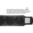 ELP12502 | ΠΟΛΥΠΡΙΖO 5Θ ΣΤΕΓΑΝΟ IP44 +ΚΑΠΑΚΙ+ΔΙΑΚ.+ΚΑΛ.1.4mt 3G1.5mm2 ΜΑΥΡΟ